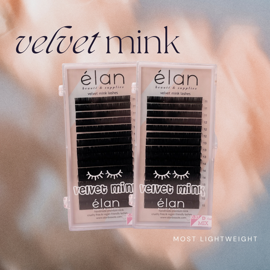 Elan L CURL Velvet Mink Lashes