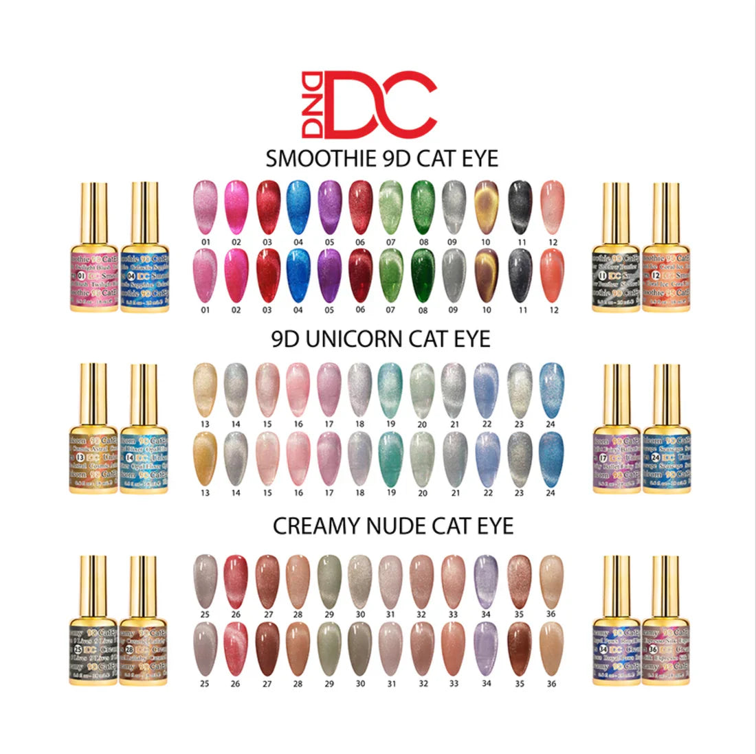DND DC 9D Cat Eye Collection (UNICORN)