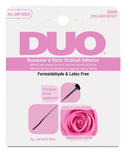 DUO Rosewater & Biotin Striplash Adhesive (Dark)