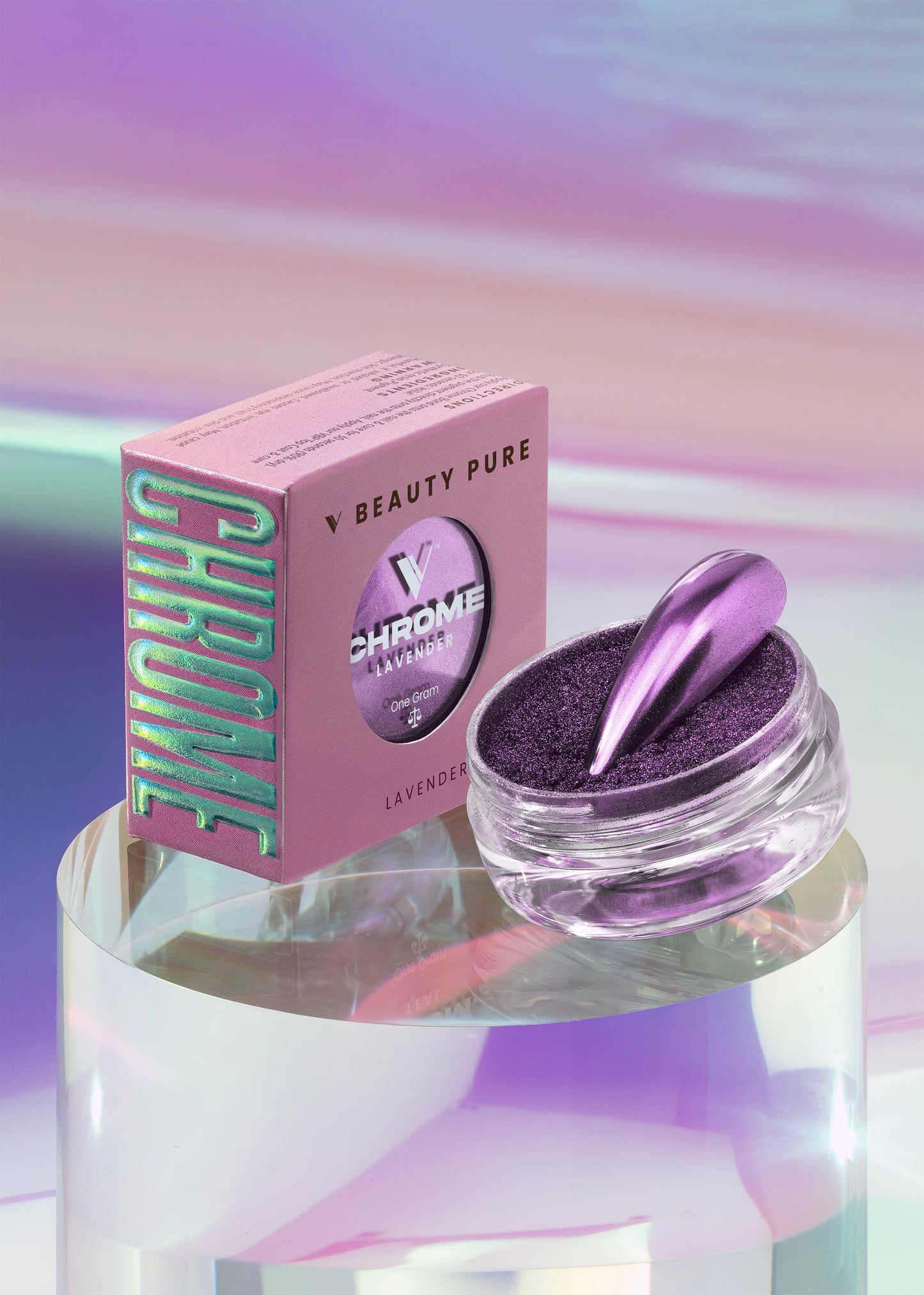 V Beauty Pure Chrome Powder - Lavender