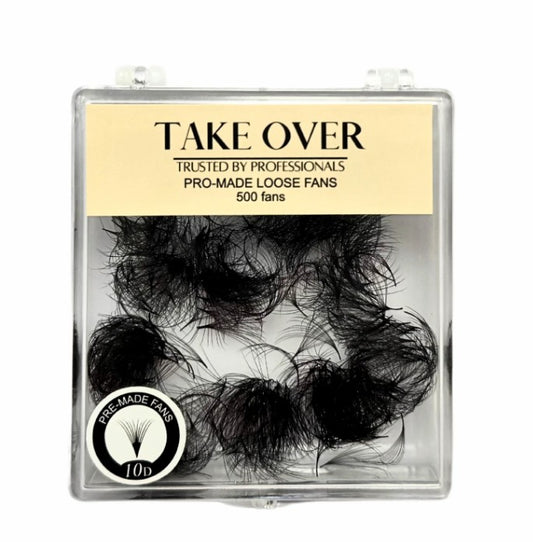 Take Over Pro-Made Loose Fans 500ct. 10D 0.05