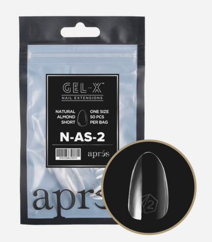 apres Gel-X® Natural Almond Short Refill Bag