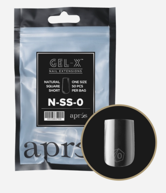 apres Gel-X® Natural Square Short Refill Bag