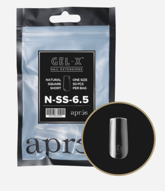 apres Gel-X® Natural Square Short Refill Bag