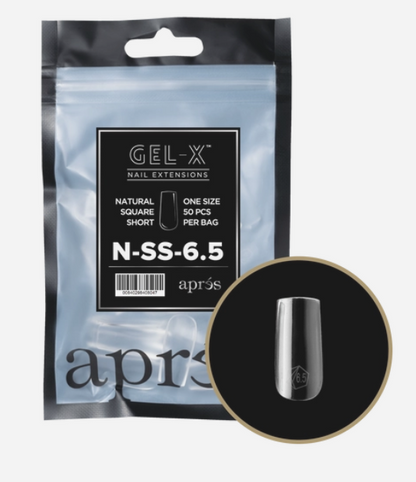apres Gel-X® Natural Square Short Refill Bag