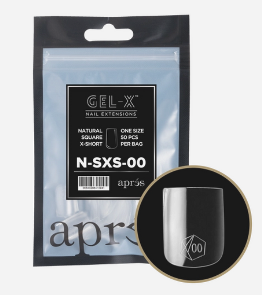 apres Gel-X® Natural Square Extra Short Refill Bag