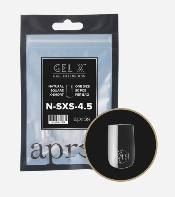 apres Gel-X® Natural Square Extra Short Refill Bag