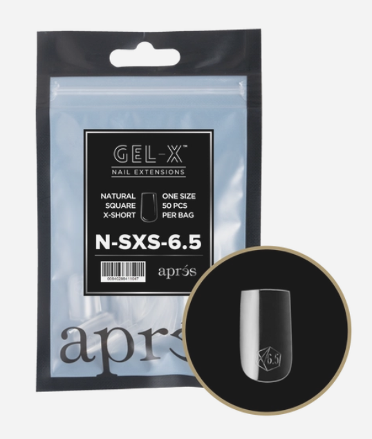 apres Gel-X® Natural Square Extra Short Refill Bag