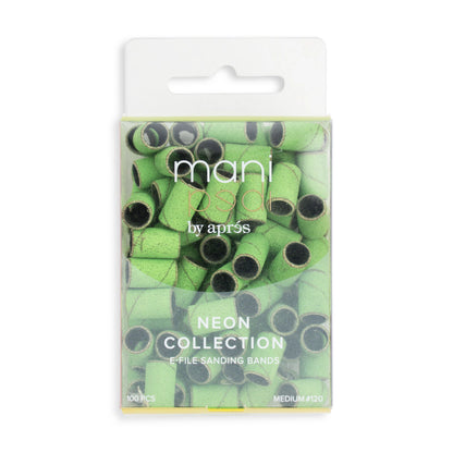 APRES MANIPEDI SANDING BAND NEON