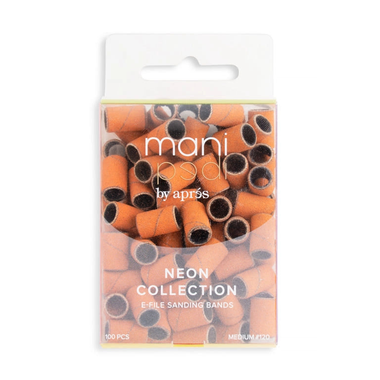 APRES MANIPEDI SANDING BAND NEON