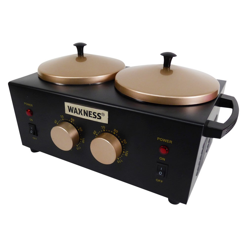 WAXNESS PROFESSIONAL DOUBLE WAX HEATER WN-5002 E ELITE SERIES 2 X 1 LB