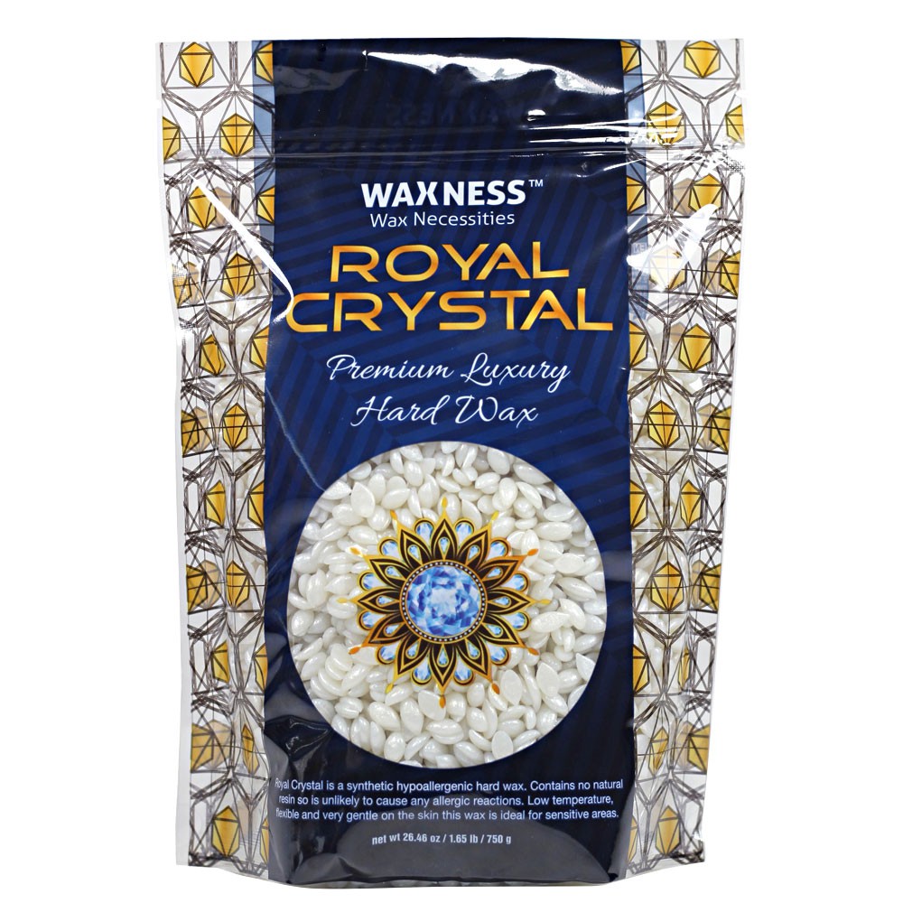 WAXNESS Royal Crystal Premium Luxury Hard Wax 1.65 Lb