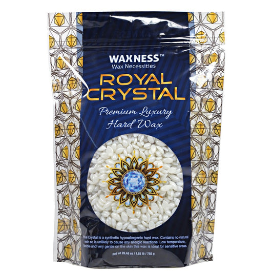 WAXNESS Royal Crystal Premium Luxury Hard Wax 1.65 Lb