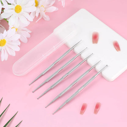 Stainless Steel Dotting Tool &Case 5pcs