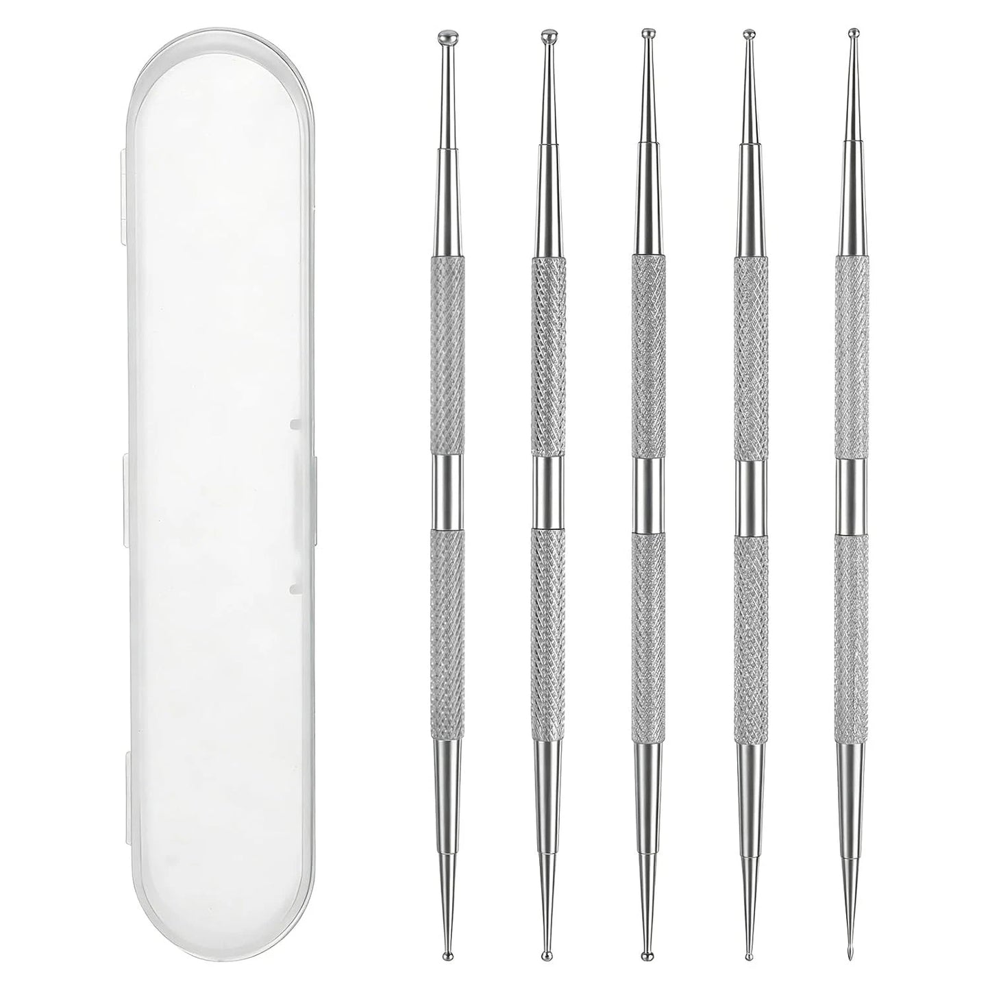 Stainless Steel Dotting Tool &Case 5pcs