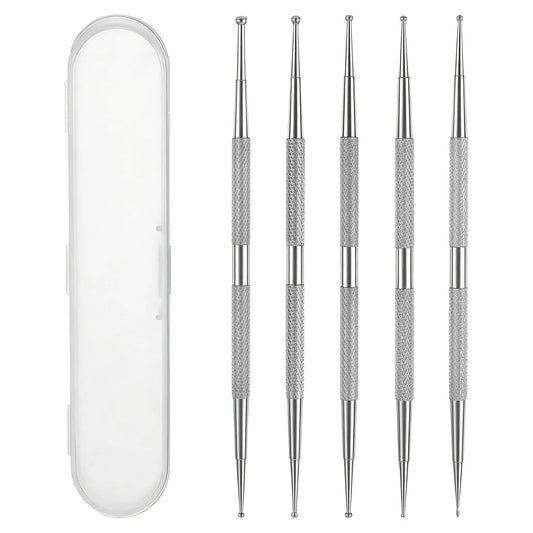 Stainless Steel Dotting Tool &Case 5pcs