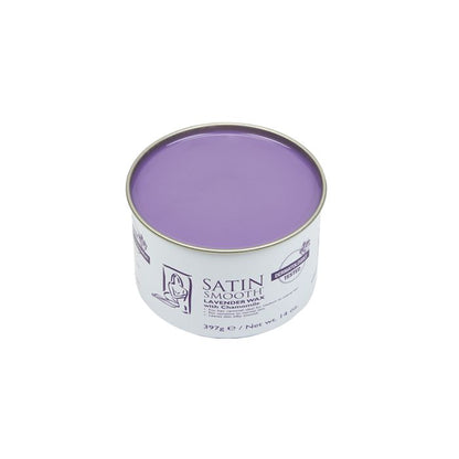 SATIN SMOOTH LAVENDER WAX WITH CHAMOMILE 14OZ.