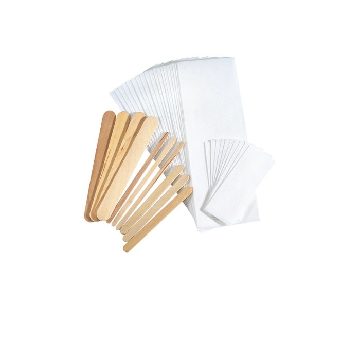 SATIN SMOOTH Waxing Strips and Applicator Kit