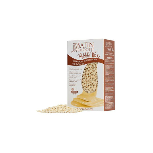 SATIN SMOOTH CALENDULA GOLD® PEBBLE WAX WITH TEA TREE OIL 35 OZ