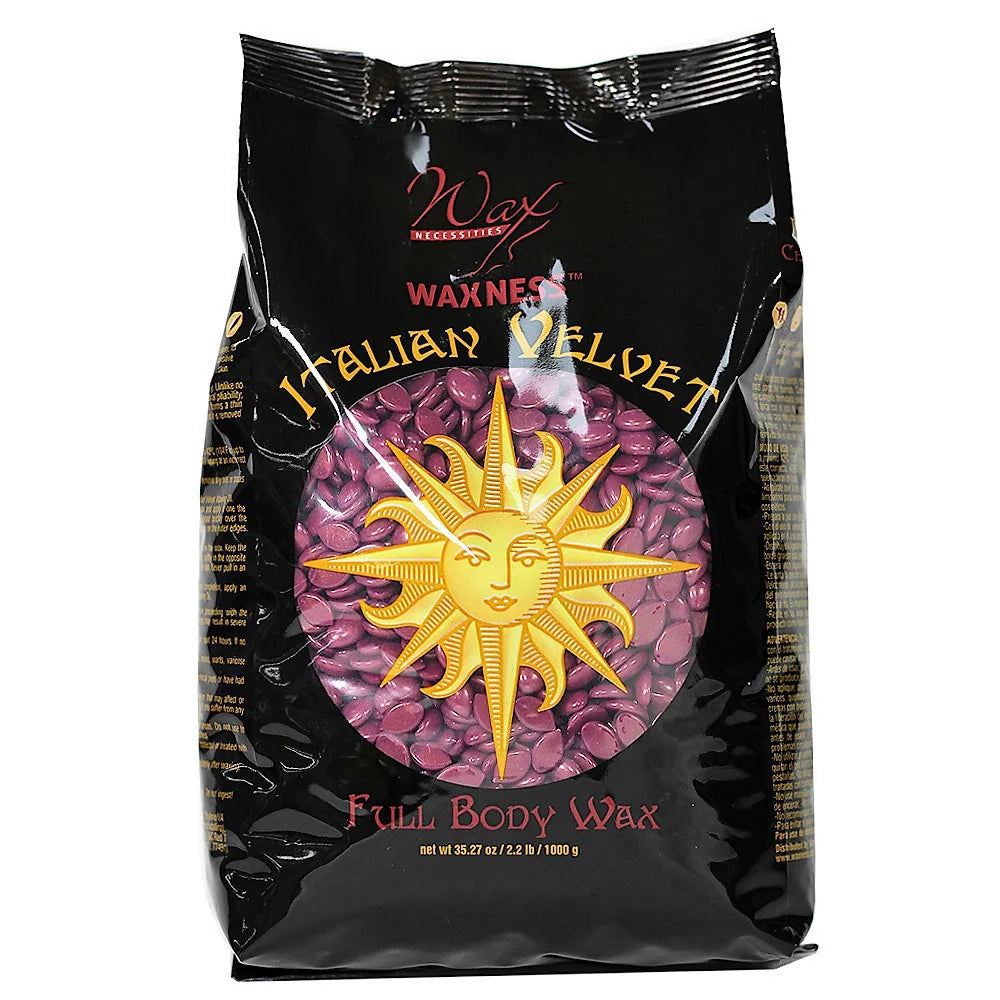 WAXNESS Italian Velvet Full Body Hard Wax Beads 2.2lb