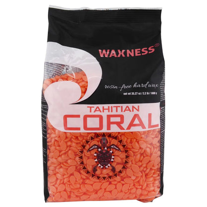 WAXNESS Premium Rosin Free Hard Wax Beads Tahitian Coral 2.2lb