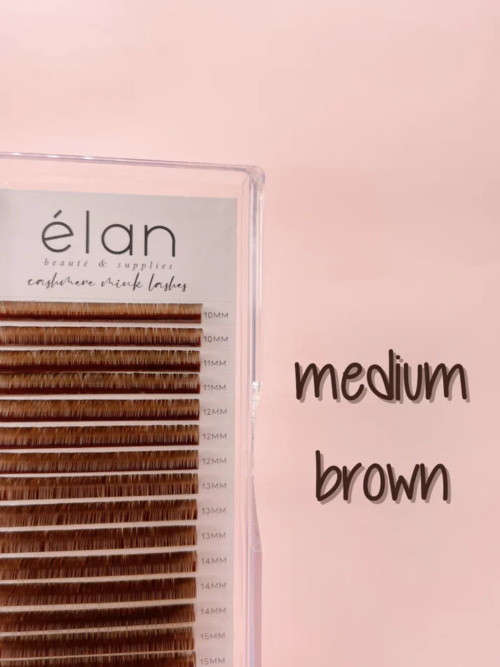 Elan Medium Brown 0.05 Lash Extensions